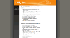 Desktop Screenshot of iwsinc.us