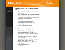 Tablet Screenshot of iwsinc.us